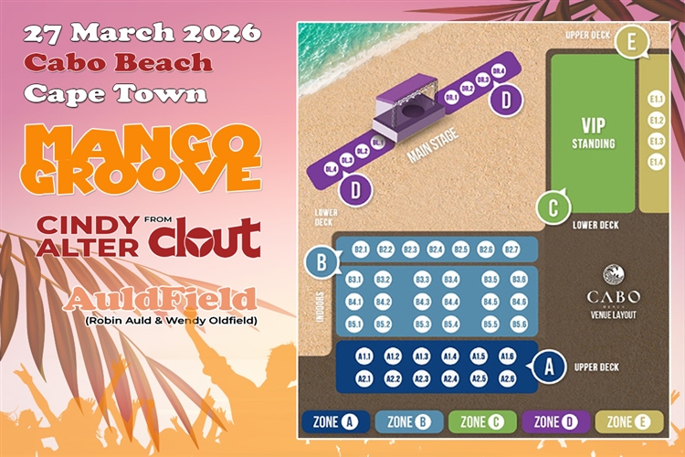 Mango Groove & Cindy Alter from Clout live at Cabo Beach